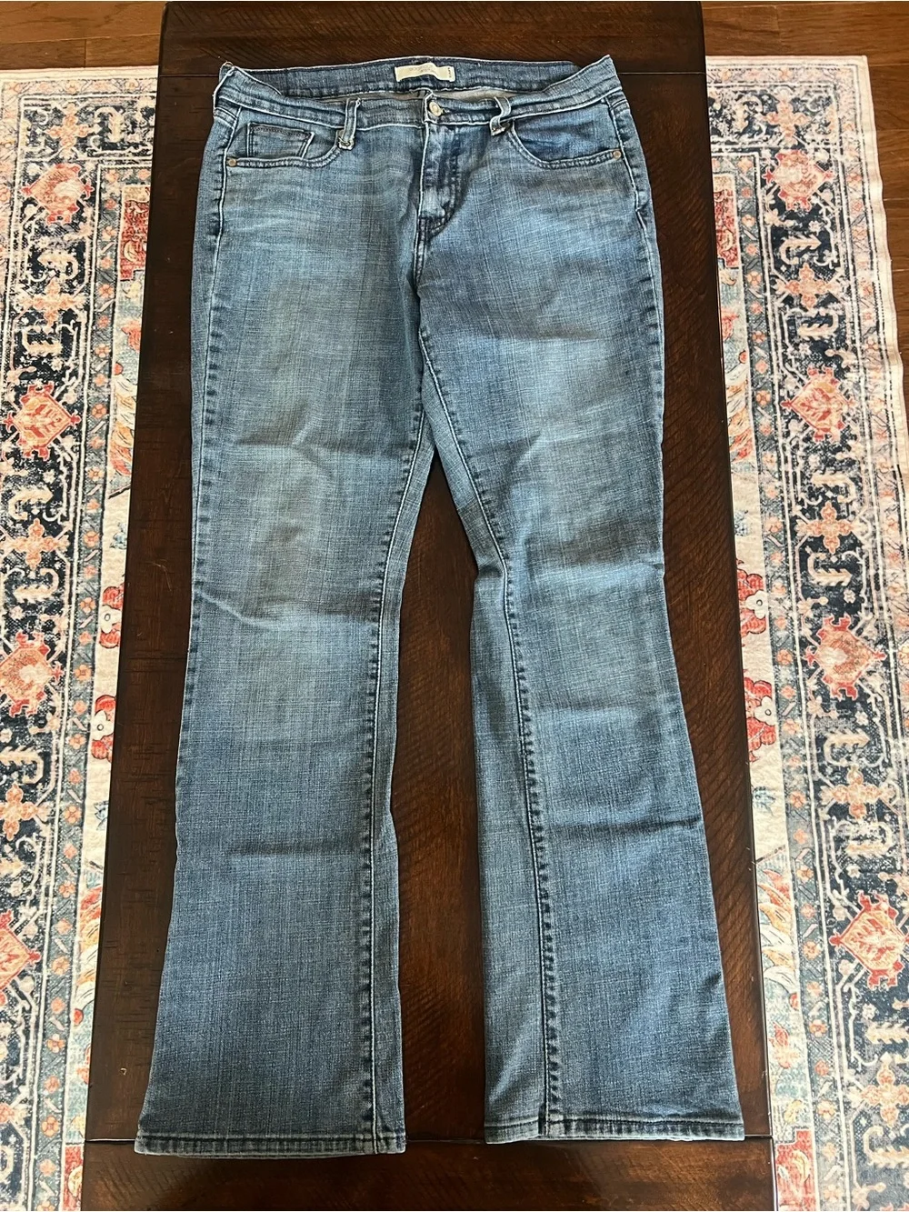 Levi’s 515 Bootcut Jeans Women’s 12 Light Wash Mid Rise Discontinued